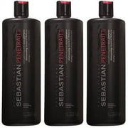 Sebastian professional penetraitt strengthening & repair shampoo, 33.8 oz (Pack of 3)