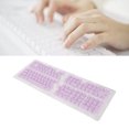 thumbnail image 3 of PBT Pudding Keycaps, Remplacement Keycaps Zero Gloss Matte OEM HEET HIGH SOFNENT DoubleShot Injection Translucent pour Office Purple, Jaune, 3 of 7