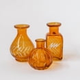 thumbnail image 2 of MDR Trading Inc. FP-IMW-051-Br_Q01 Square Orange Brown With White Leaves Decorative Bottle, 2 of 2