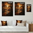 thumbnail image 4 of Designart "African Savannah Charm III" African Print on Natural Pine Wood, 4 of 5