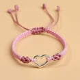 thumbnail image 4 of AOOOWER Fashionable Simple Woven Bracelets for Women Hollow Love Heart Designs Suitable for Parties and Dates Decoration, 4 of 15