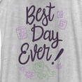 thumbnail image 2 of Women's Tangled Best Day Ever Pascal  Racerback Tank Top White Heather Large, 2 of 4
