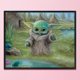 thumbnail image 1 of Cuadros Decorativos Kit de punto de cruz impreso de 11 quilates con hilo de algodón ecológico bordado completo de Yoda (6) Wdftyju embutido en tela, 1 of 9