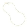 thumbnail image 2 of Gold Plated 20-inch Adjustable White Enamel Bead Chain Necklace for Women, 2 of 6