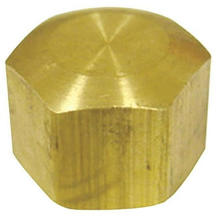 0.38 in. Compression Brass Cap - Pack of 5