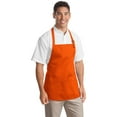 thumbnail image 1 of Port Authority A510 Resturant Apron - Orange - One Size, 1 of 2