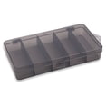 thumbnail image 2 of ruzhgo 5 Compartments Fishing Tackle Box Bait Accessories Container Plastic Waterproof Storage Boxes Fish Case with Buckle, 2 of 6