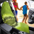 thumbnail image 4 of Uourmeti Kiwi Slice Waterproof Car Seat Cover, Universal Microfiber Plush Cover for Bucket Seat and Truck Seat, Suitable for Sedans and Trucks, 4 of 7