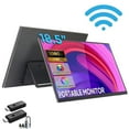 thumbnail image 1 of TUTT Moniteur Portable Sans Fil 18,5” FHD IPS USB-C HDMI avec Support & Haut-Parleur Intégré VESA / Ligne de Support Technique, 1 of 12