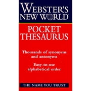 Webster's New World Pocket Thesaurus, Used [Paperback]