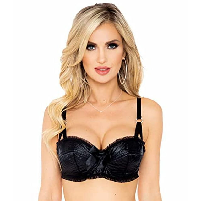 Leg Avenue Soutien-Gorge à Armatures SATIN BULLET MED