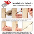 thumbnail image 3 of 8 Packs Cabinet Door Magnets, Ultra Thin Adhesive Cabinet Latch Strong Door Magnets, 3 of 4