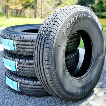 Set of 4 (FOUR) Fortune ST01 ST 225/75R15 Load D (8 Ply) Trailer Tires