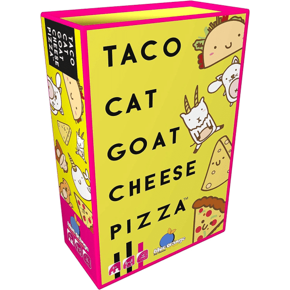 Blue Orange | Taco Cat Goat Cheese Pizza | Card Game | Ages 8+ | 2-8 Players | 10-30 Minutes Playtime