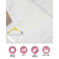thumbnail image 6 of Yellow Grey Kitchen Dish Towels for Drying Dishes Set of 2, Vintage Farmhouse Abstract Oil Painting Waffle Weave Microfiber Hand Tea Bathroom Towels Quick Dry & Absorbent Towel 12x12, 6 of 7