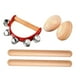 thumbnail image 4 of Juguete de percusión musical de madera, juguetes musicales preescolares que desarrolla habilidades motoras, instrumento de percusión Montessori para 3 piezas, 4 of 7