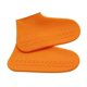 thumbnail image 1 of Cubrezapatos impermeables de silicona Protectores de botas de lluvia reutilizables Cubrezapatos de lluvia antideslizantes (Naranja S), 1 of 6