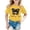 Z01-Yellow, variant on YAYUBA Girls Shirts Size 6 Cartoon Print Crew Neck Back To School Short Sleeve T-Shirt Soft Blouse Tops Preppy Little Girls Clothes, 7-8 Years, Blue