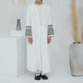 thumbnail image 4 of DuoJiaJ Robe Longue Abaya Dubai Turque Moyen Brodée à Franges pour Enfants Musulmans Garçons Filles Robe Traditionnelle Taille 7-8 Ans, 4 of 5