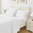 thumbnail image 4 of Beddora 3-Piece Ultra-Soft Comforter Set, All-Season, Wrinkle-Free, Lightweight Microfiber, Hypoallergenic – Queen – Bright White, 4 of 6