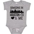 thumbnail image 3 of Inktastic Houston Texas Someone Loves Me Skyline Boys or Girls Baby Bodysuit, 3 of 5