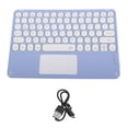 thumbnail image 2 of Laptop Touch Wireless Keyboard Round Keycaps Ergonomic Design Ultra Thin Smart Touch Wireless Keyboard for Tablets Laptops, 2 of 7
