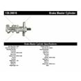 thumbnail image 2 of Centric Parts Brake Master Cylinder P/N:130.39018 Fits select: 1999-2001 VOLVO S80, 2 of 2