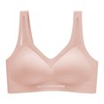 thumbnail image 4 of Women's Plus Size Wireless Bra with Adjustable Back Closure, Breathable Thin Cup Seamless Full Coverage Comfort Support, 4 of 7