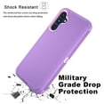 thumbnail image 5 of Ebizware for Samsung Galaxy A15 5G Phone Case, Shockproof Armor Rugged Case Military Grade Heavy Duty 3 in 1 Protection Cover for Galaxy A15 5G - Purple/Pink, 5 of 8