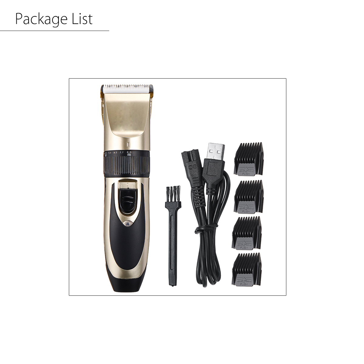 Professional Quiet Electric Pet Hair Clipper Shaver Cordless Grooming Kit for Cat Dog Hair Best Gift - image 4 of 9