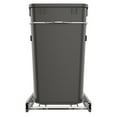 thumbnail image 3 of Rev-A-Shelf Double Pullout Trash Can 27 qt. for Kitchen, Gray, RV-15KD-13C-S, 3 of 13