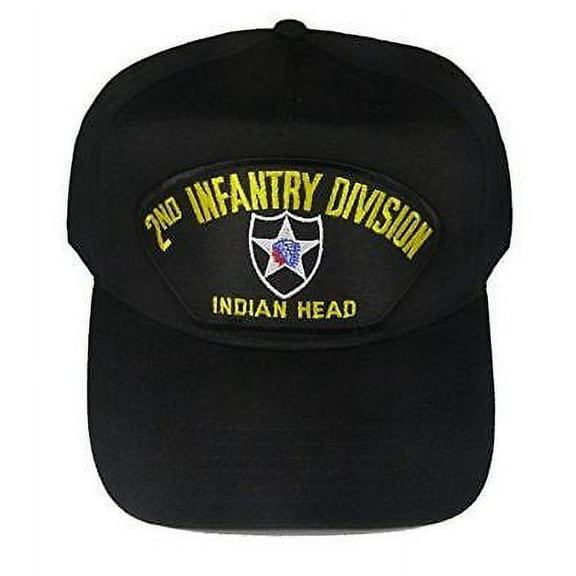 US ARMY SECOND 2ND ID INFANTRY DIVISION HAT CAP INDIAN HEAD VETERAN SOLDIER