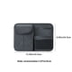 thumbnail image 3 of Bolsa de Almacenamiento para El Respaldo Del Asiento Del Coche, Organizador Colgante Multifunción, Cuero Resistente, Diseño Espacioso de Cuatro Capas, Organizador Interior, Ganchos Duraderos, Color C, 3 of 7