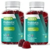 VITEEY Probiotic Prebiotic Fiber Gummies, Digestive & Immune Support, Berry Flavor 60 Count (Pack of 2)