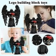 thumbnail image 6 of Gothic Dark Angel Building Block Set, 423Pcs Fallen Angel 3D Model, Winged Reaper Figurine with Red Roses Decor, 6 of 7