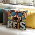 thumbnail image 3 of Funny Hot Dog Patriotic Independence Day Throw Pillowcase Cushion Case Decorations for Sofa Couch, 3 of 5