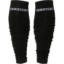 Battle Sports Adult Lightweight Long Football Leg Sleeves - S/M - Black