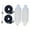 White, variant on Heavy Duty PVC Boat Bumpers Inflatable Marine Boat Fend set for Docking Protections Suitable for Yachts & Speedboats
