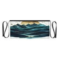 thumbnail image 7 of Yayeee Waist Apron with Pockets for Cooking Waterproof Half Server Aprons, Blue Mountains, 7 of 7