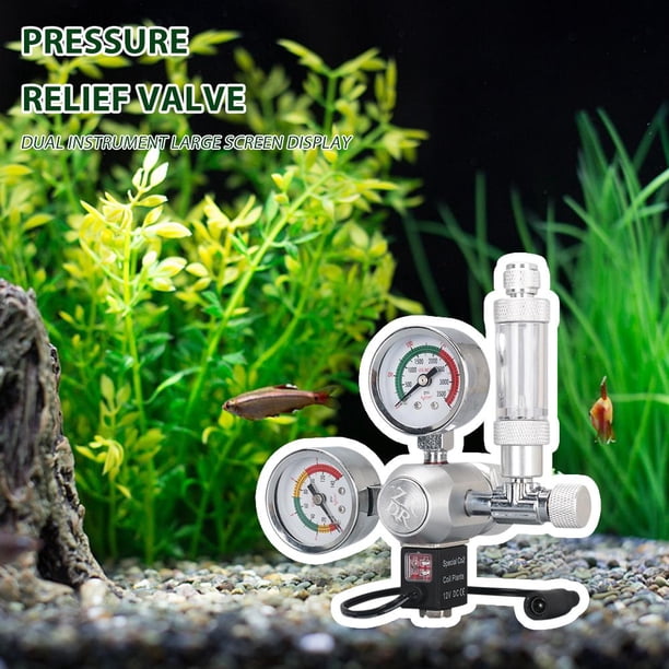 Kit de sistema generador de CO2 difusor de contador de burbujas de dióxido de carbono DIY para acuario Hugtrwg Para estrenar