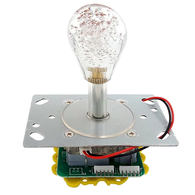 NATEFEMIN Arcade Joystick High Quality 4/8 Way Switchable Tested Microswitches Long Shaft for JAMMA DIY Wood/Metal Panel Systems
