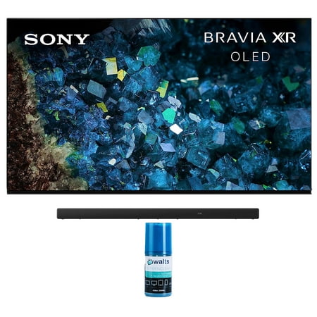 Sony XR55A80L 55 Inch 4K HDR OLED Smart Google TV with PS5 Features with a Sony HT-A5000 5.1.2 Channel Dolby Atmos Soundbar with Built-in Subwoofers and Walts HDTV Screen Cleaner Kit (2023)