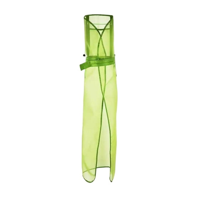 Bolsa de almacenamiento para delantal de jardinería, fácil de limpiar, con bolsillo, práctico delantal para jardinería, deshierbe, para r, Verde