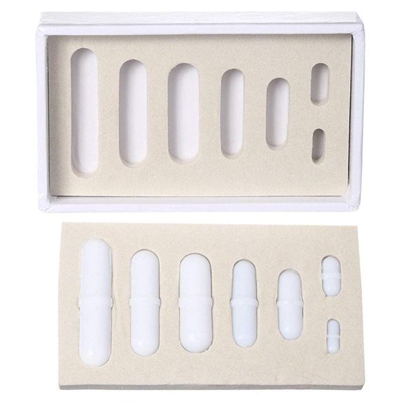 Ronyes Lifescience PTFE Magnetic Stirrer Mixer Stir Bar Spinbar Stirring (35mm, 30mm, 28mm, 25mm, 20mm, 12mm, 10mm)