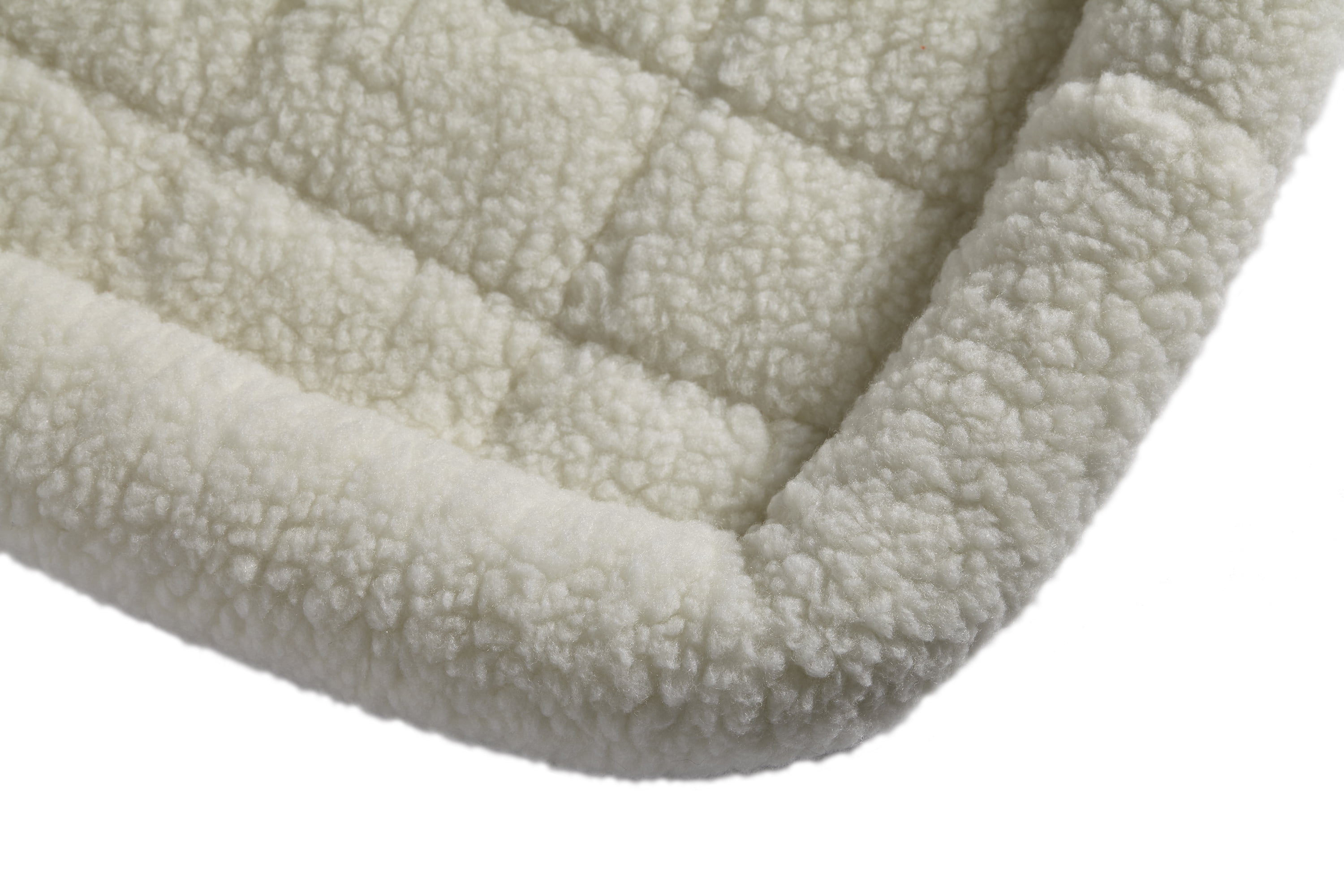 MidWest Deluxe QuietTime Bolster Pet Bed & Crate Mat, Fleece, 48