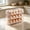 127#Khaki, variant on Egg Storage Box, 30 Grid Refrigerator Egg Organizer Bin with Clear Visible Window for Countertop Pantry Food Preservation, Stackable Plastic Space Saving Chicken Egg Container for Kitchen Fridge