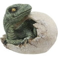 thumbnail image 3 of Jurassic Era Predator Velociraptor Breaking Out Of Egg Dinosaur Figurine Hatchling Collectible Sculpture, 3 of 9