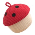 thumbnail image 3 of Shisuyan Cotton Rope Woven Basket Snacks Organizer Sundries Toys Storage Container for Cupboard Wardrobe, 3 of 8