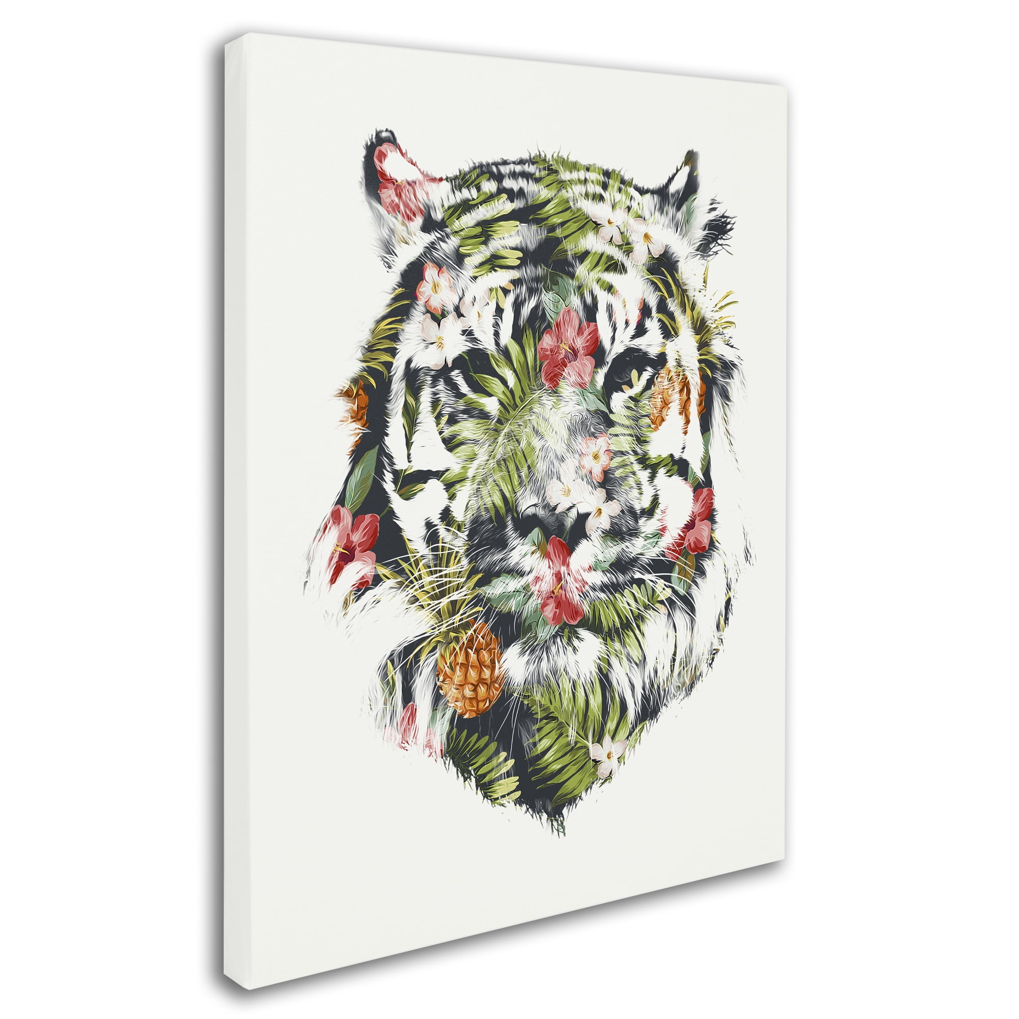 Trademark Fine Art 'Tropical Tiger' Canvas Art by Robert Farkas