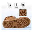 thumbnail image 7 of Pennysue Women Fashion Winter Boots Brown Mid-Calf Faux-Fur Lining Snow Boots 8M, 7 of 7